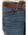 Image #2 - Wrangler Girls' Hanna Dark Wash Bootcut Stretch Denim Jeans, Dark Wash, hi-res
