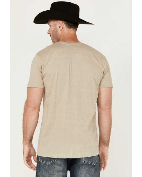 Image #3 - Cody James Men's Stacked Skull Short Sleeve Graphic T-Shirt , Camel, hi-res