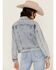 Image #1 - Veveret Women's Pearl Light Wash Denim Jacket, Light Wash, hi-res
