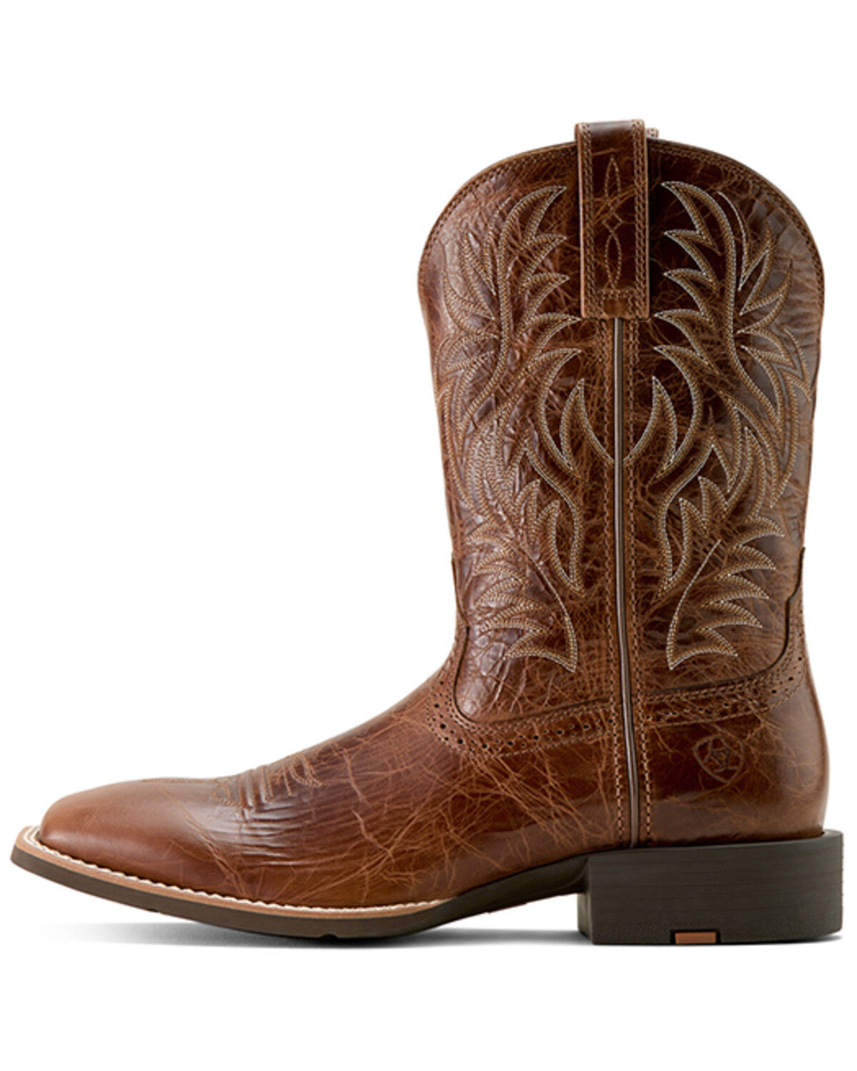Image #2 - Ariat Men's Sport Western Boots - Broad Square Toe, Tan, hi-res