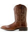 Image #2 - Ariat Men's Sport Western Boots - Broad Square Toe, Tan, hi-res