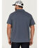 Image #4 - Brothers and Sons Men's Short Sleeve Slub Polo Shirt, Indigo, hi-res