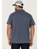 Image #4 - Brothers and Sons Men's Short Sleeve Slub Polo Shirt , Indigo, hi-res