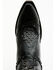 Image #6 - Dan Post Women's Daredevil Studded Tall Western Boots - Snip Toe, Black, hi-res
