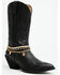 Image #1 - Shyanne Women's Ribbon and Chain Heart Boot Jewelry, Gold, hi-res