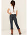 Image #4 - Silver Little Girls' Tammy Dark Wash Bootcut Jeans, Blue, hi-res
