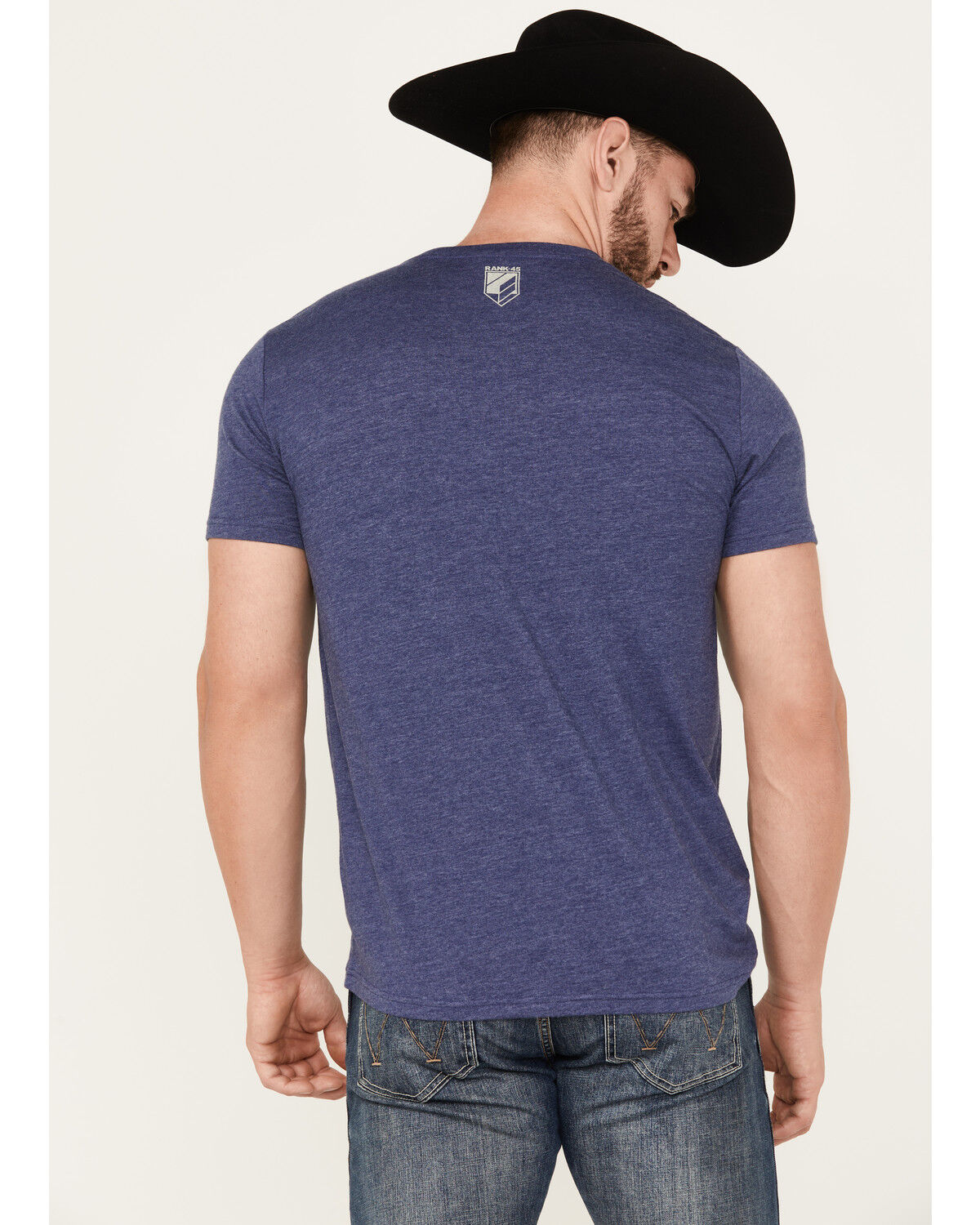 Image #4 - RANK 45® Men's Bloomville Short Sleeve Graphic T-Shirt, Royal Blue, hi-res