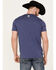 Image #4 - RANK 45® Men's Bloomville Short Sleeve Graphic T-Shirt, Royal Blue, hi-res