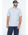 Image #1 - Carhartt Men's Loose Fit Heavyweight Logo Pocket Work T-Shirt - Big & Tall, Hthr Grey, hi-res