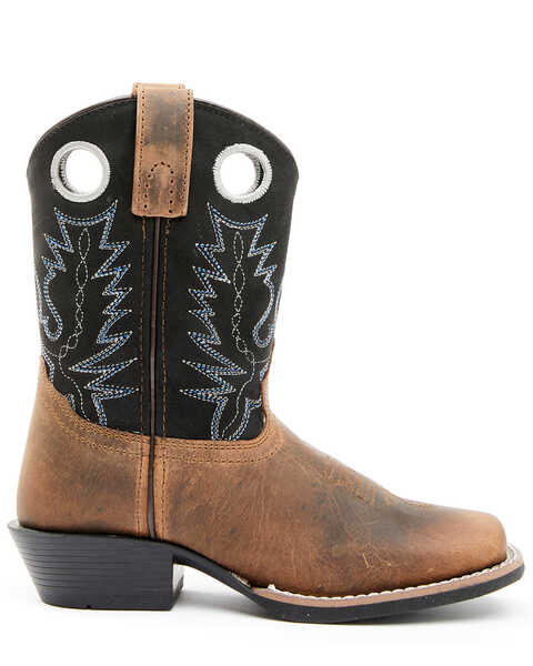 Cody James Boys' Brown Western Boots - Wide Square Toe, Brown, hi-res