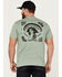 Image #1 - Brixton Men's Vive Libre Short Sleeve Graphic T-Shirt, Medium Green, hi-res
