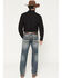 Image #3 - Rock & Roll Denim Men's Medium Wash Pistol Straight Denim Jeans, Medium Wash, hi-res