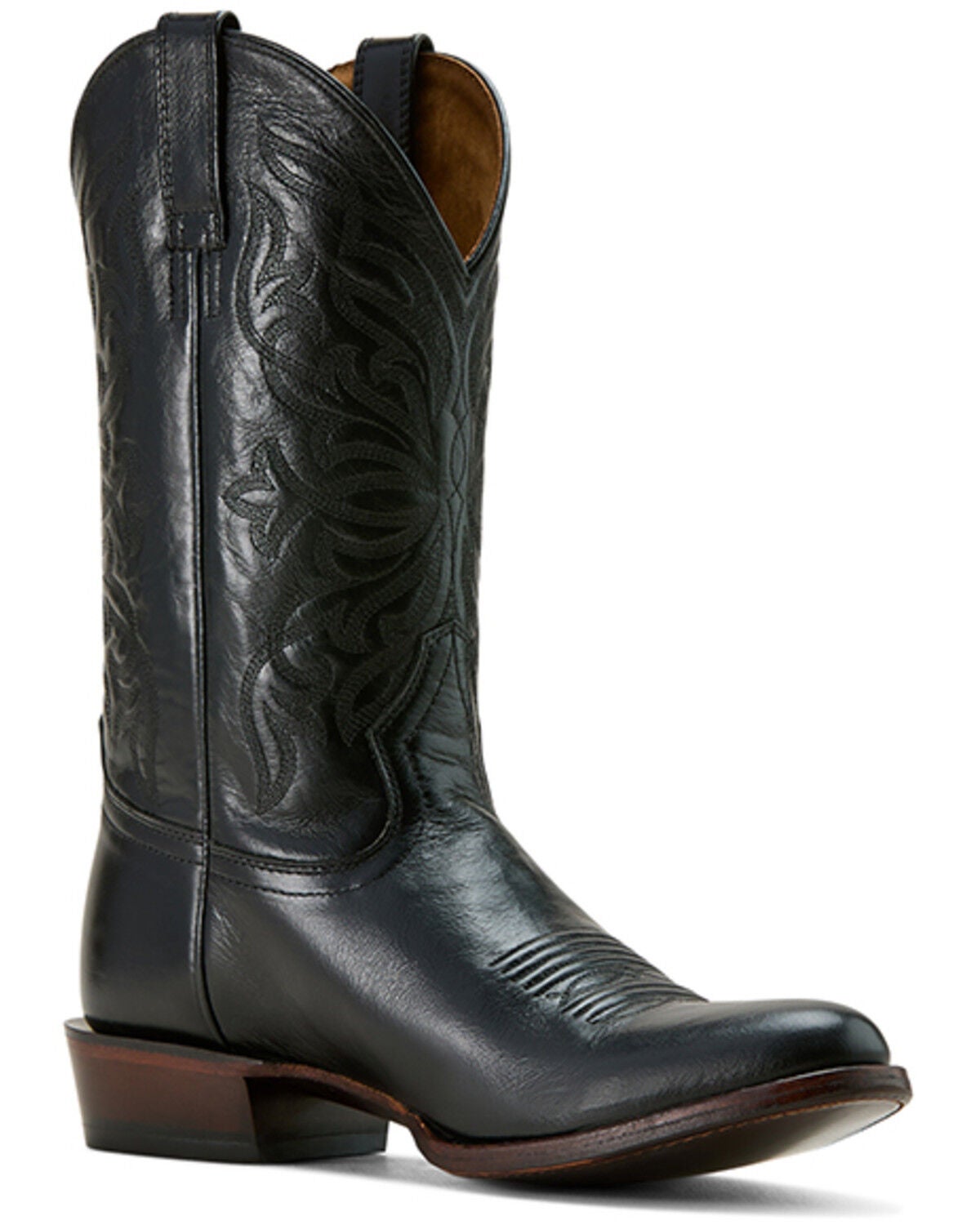 Ariat Men's Maverick Western Boots - Round Toe, Black, hi-res