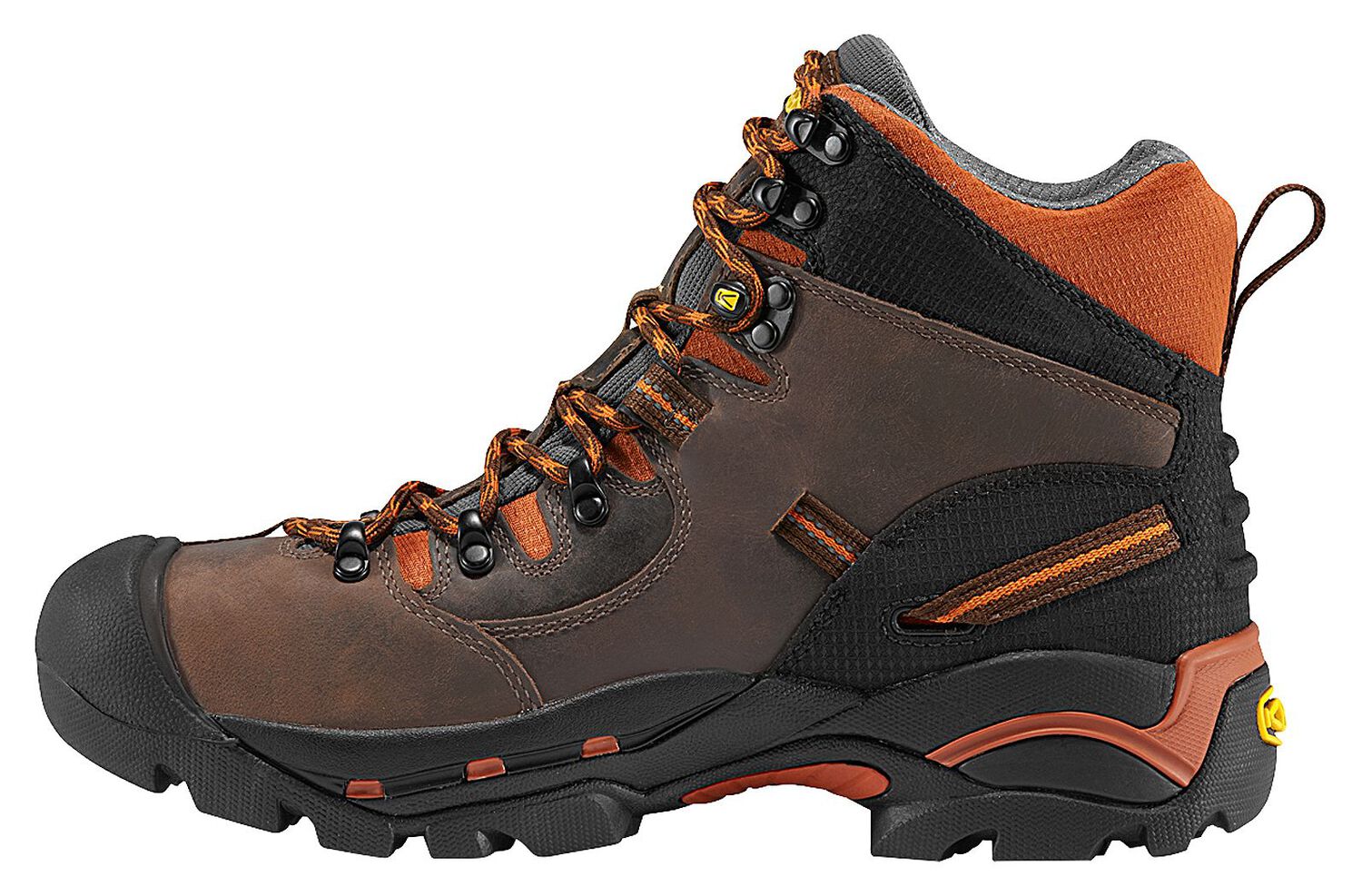 Image #3 - Keen Men's Pittsburgh Mid Waterproof Boots - Soft Toe, Brown, hi-res