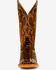 Image #3 - Horse Power Men's Nile Crocodile Print Western Boots - Square Toe, Brown, hi-res
