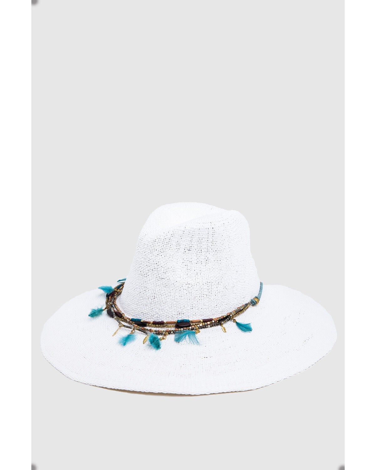Image #2 - Nikki Beach Women's Dara Straw Western Fashion Hat, White, hi-res