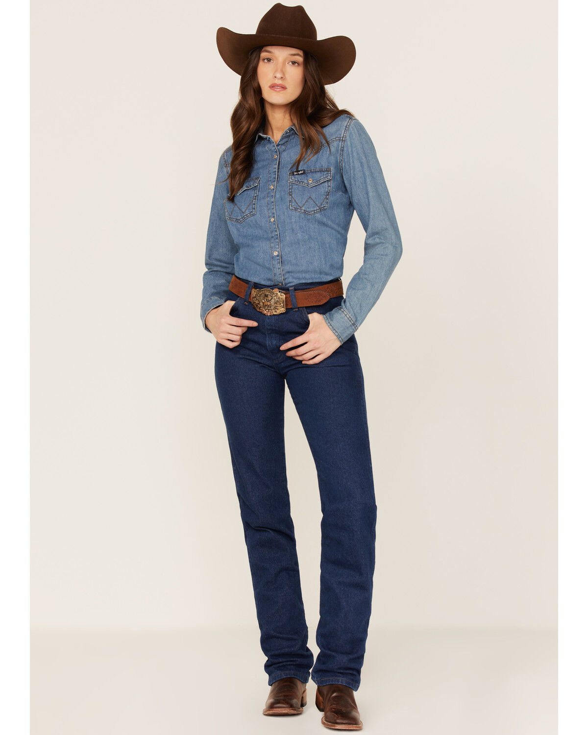 Women's wrangler cowboy cut