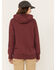 Image #4 - Ariat Women's Rebar Logo Sleeve Graphic Work Hooded Sweatshirt, Heather Red, hi-res