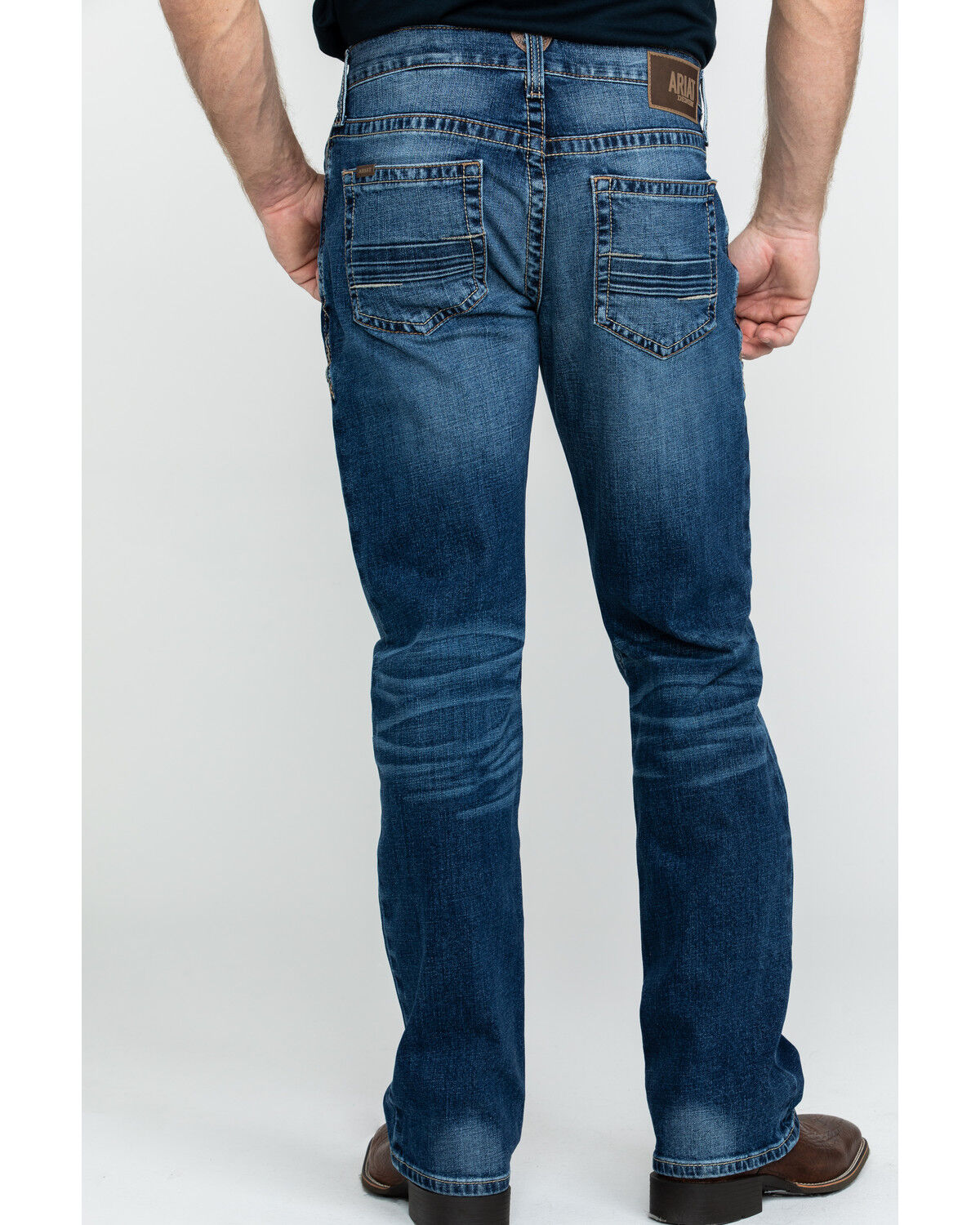 low rise stretch bootcut jeans