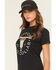Image #2 - Troll Co Women's SBC Longhorn Short Sleeve Graphic Tee, Black, hi-res