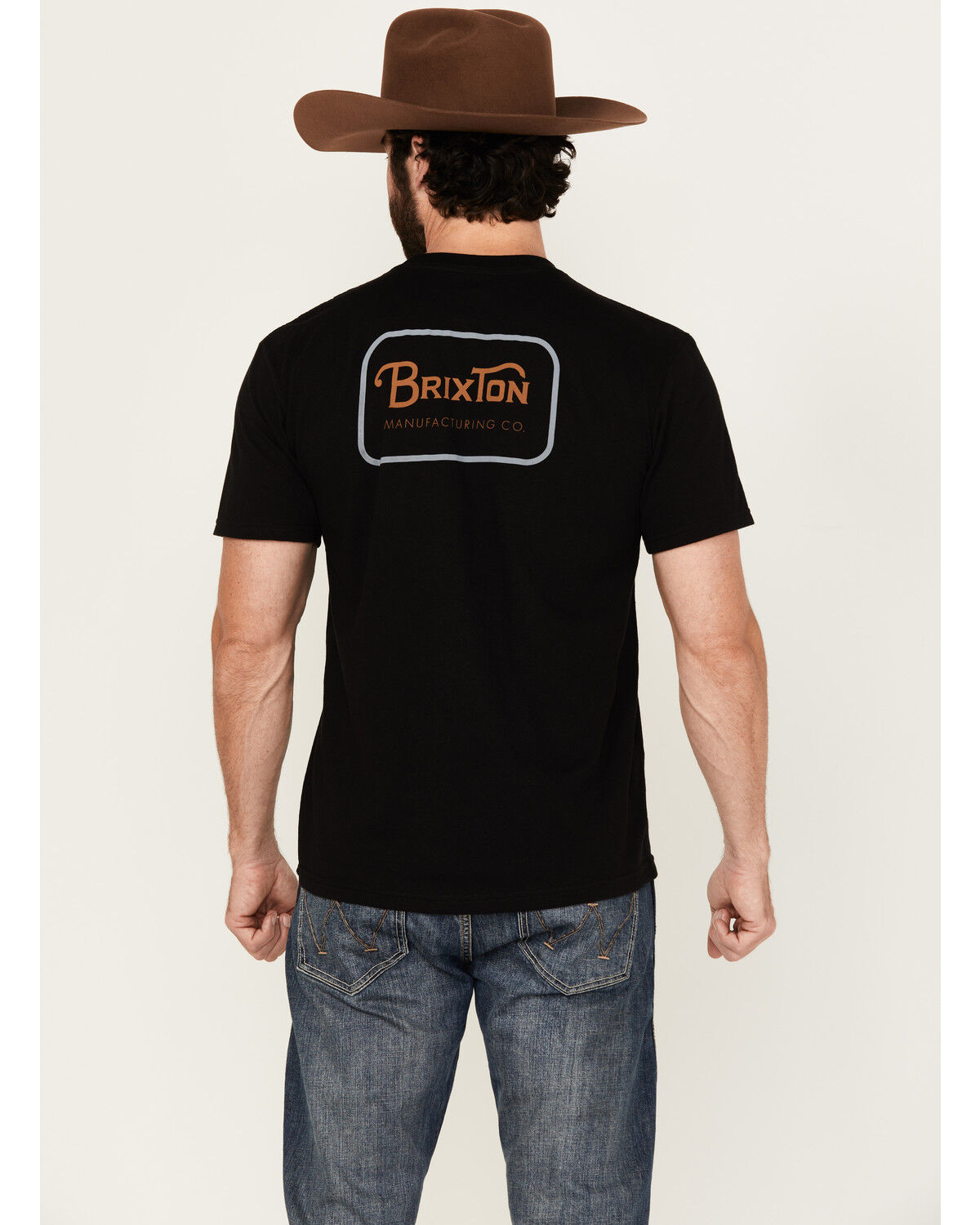 Image #4 - Brixton Men's Grade Logo Short Sleeve Graphic T-Shirt, Black, hi-res