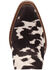 Image #6 - Dingo Women's Calico Hair-On-Hide Mules, Black/white, hi-res