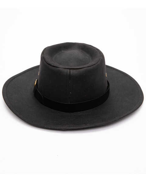 Image #6 - Outback Trading Co Men's Kodiak Oilskin Sun Hat, Black, hi-res