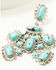 Image #2 - Idyllwind Women's Jewell Squash Blossom Statement Earrings, Silver, hi-res