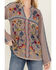 Image #3 - Johnny Was Women's Floral Embroidered Long Sleeve Shirt, Grey, hi-res