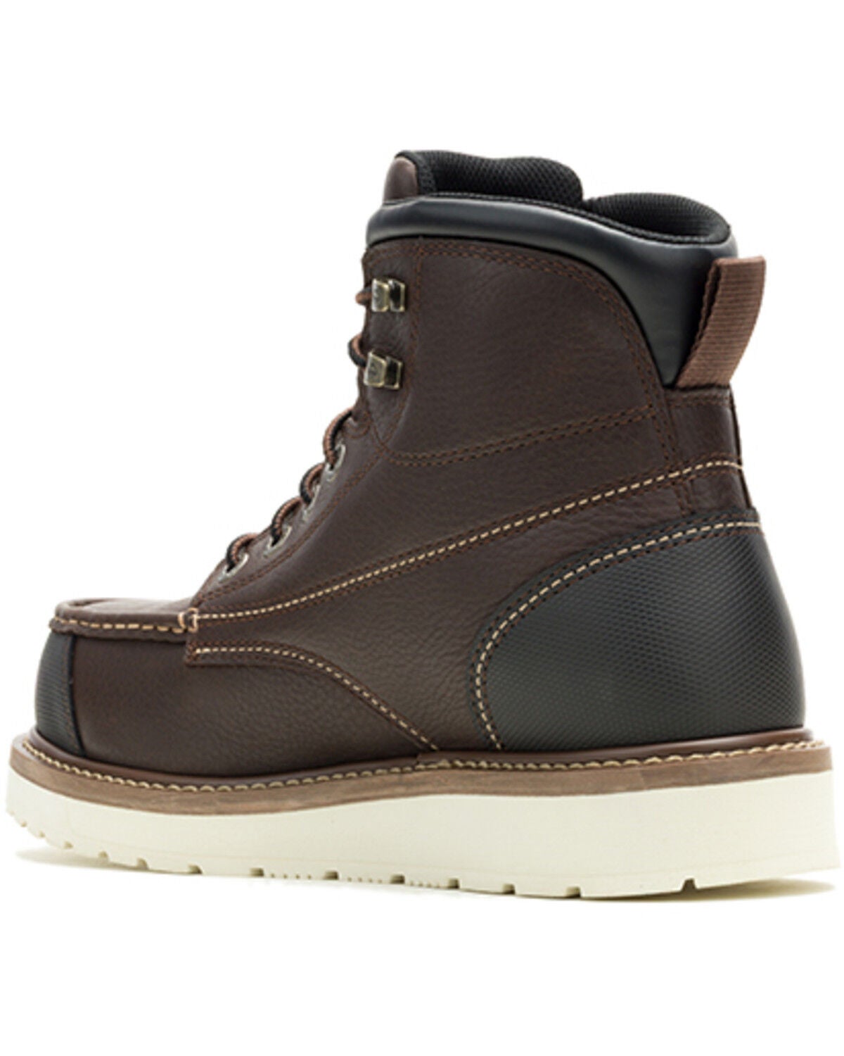 Image #3 - Wolverine Men's 6" Loader II ft HYPERREST CarbonMAX&reg; Moc Work Boots - Composite Toe, Dark Brown, hi-res
