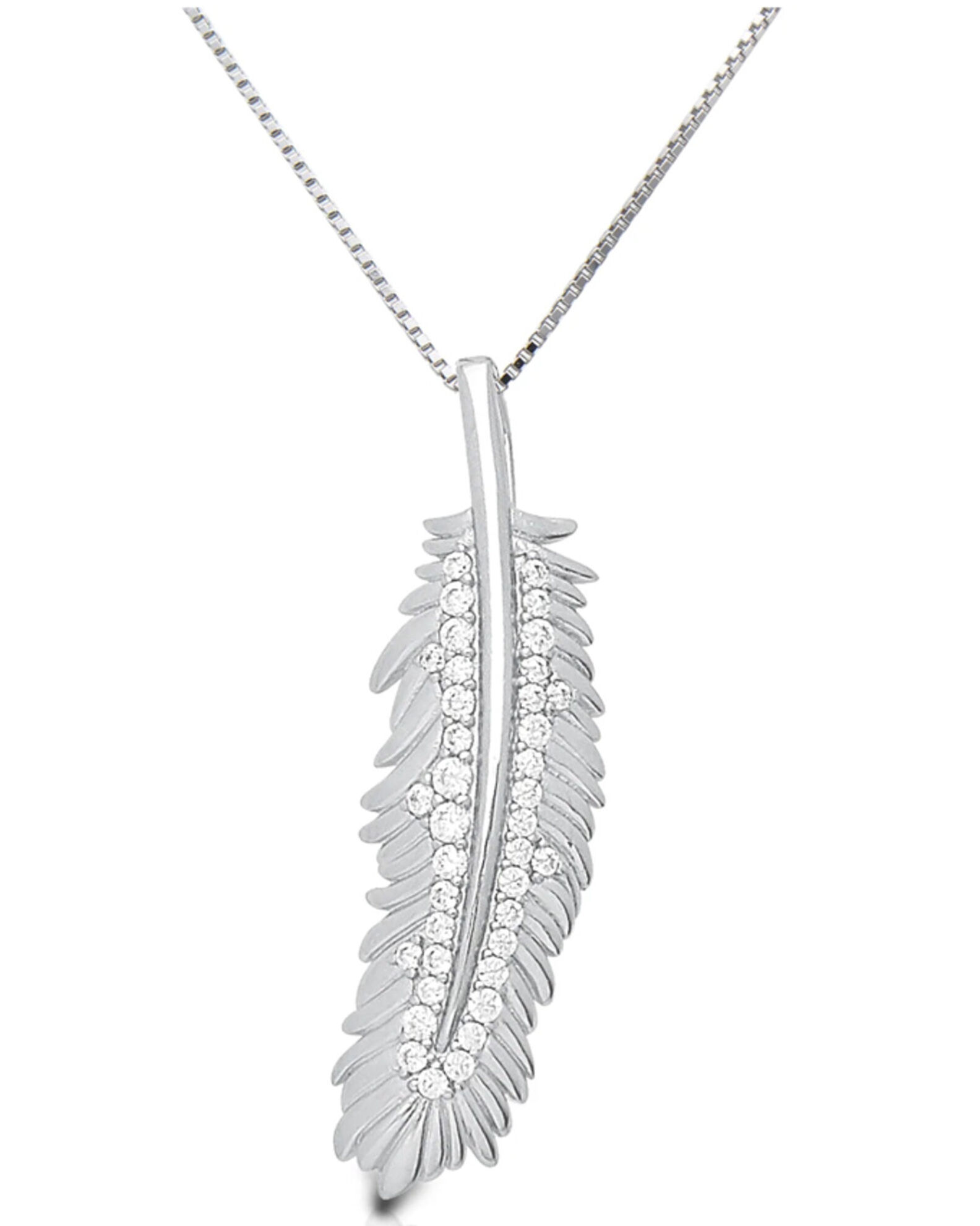 Feather shop necklace women's