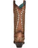 Image #4 - Corral  Women's Tan Inlay Western Boots - Snip Toe , Tan, hi-res