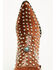 Image #6 - Azalea Wang Women's Bennett Embellished Fringe Tall Fashion Boots - Snip Toe, Brown, hi-res