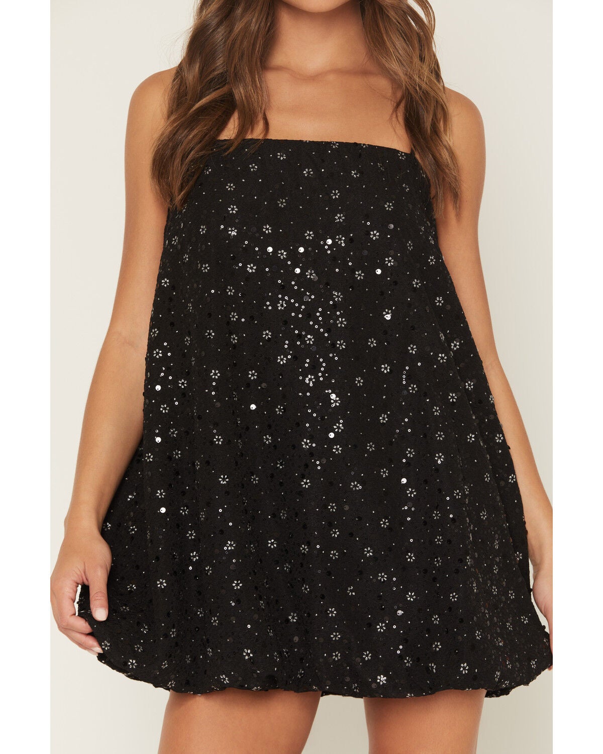 Image #3 - Sadie & Sage Women's Fifth Avenue Bubble Mini Dress, Black, hi-res