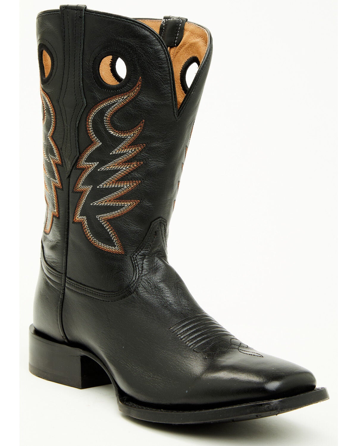 Cody James Men's Union Performance Western Boots - Broad Square Toe, Black, hi-res