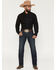 Image #1 - Rock & Roll Denim Men's Dark Wash Revolver Slim Straight Reflex Stretch Denim Jeans, Dark Wash, hi-res