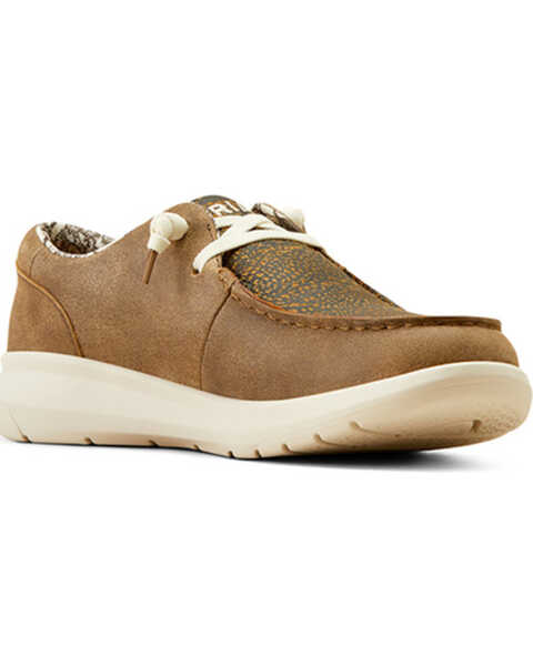 Ariat Women's Hilo Casual Shoes - Moc Toe , Brown, hi-res