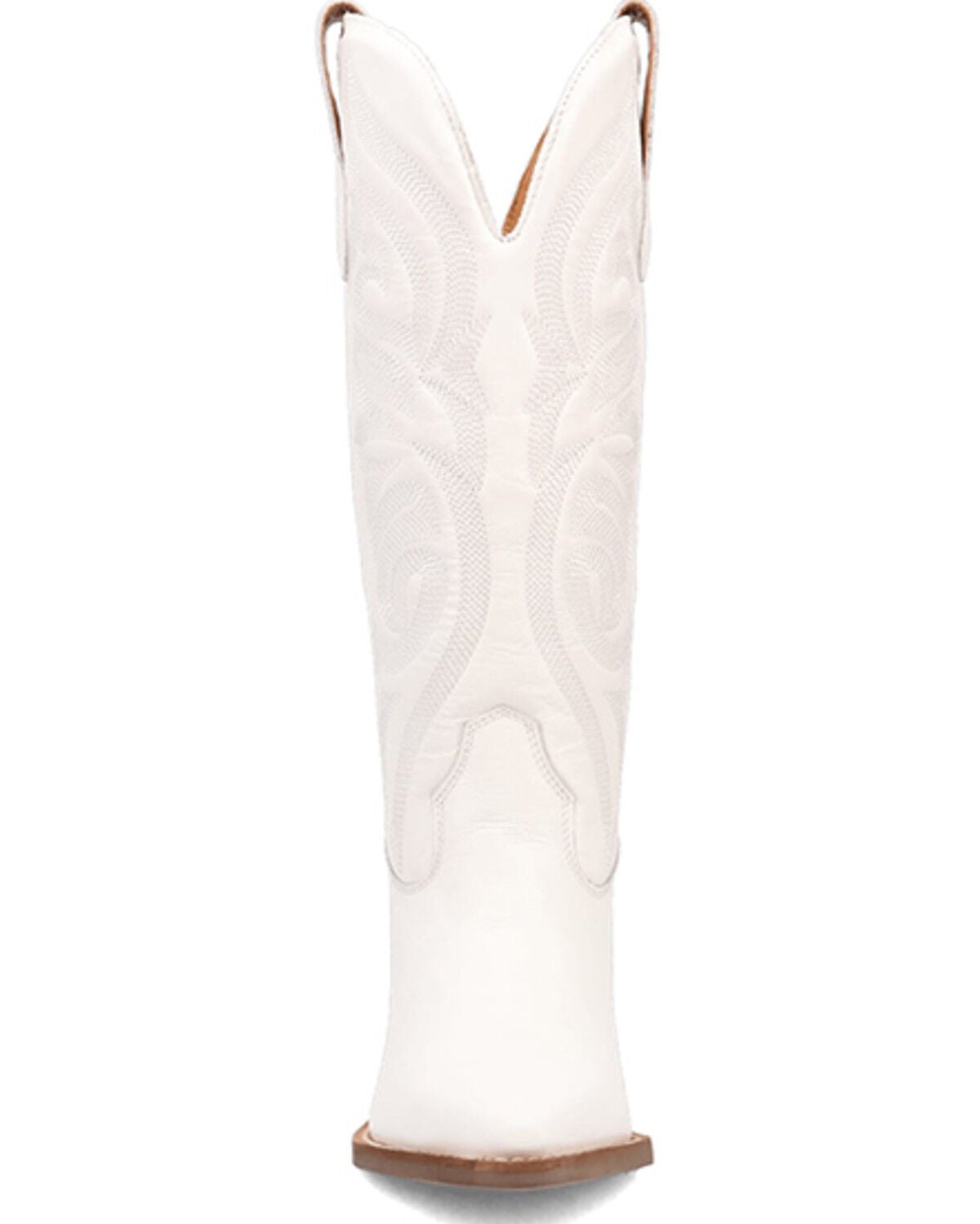 Image #4 - Dingo Women's Hensley Tall Western Boots - Round Toe, White, hi-res