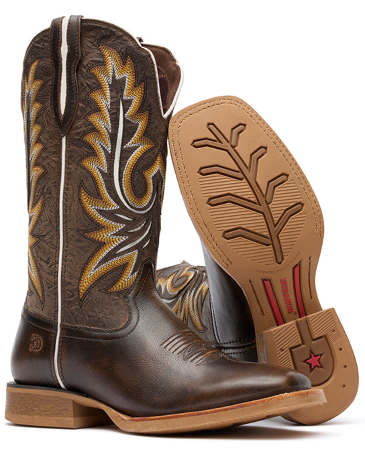 Image #5 - Durango Women's Lady Rebel Pro&trade; Performance Western Boots - Broad Square Toe, Brown, hi-res