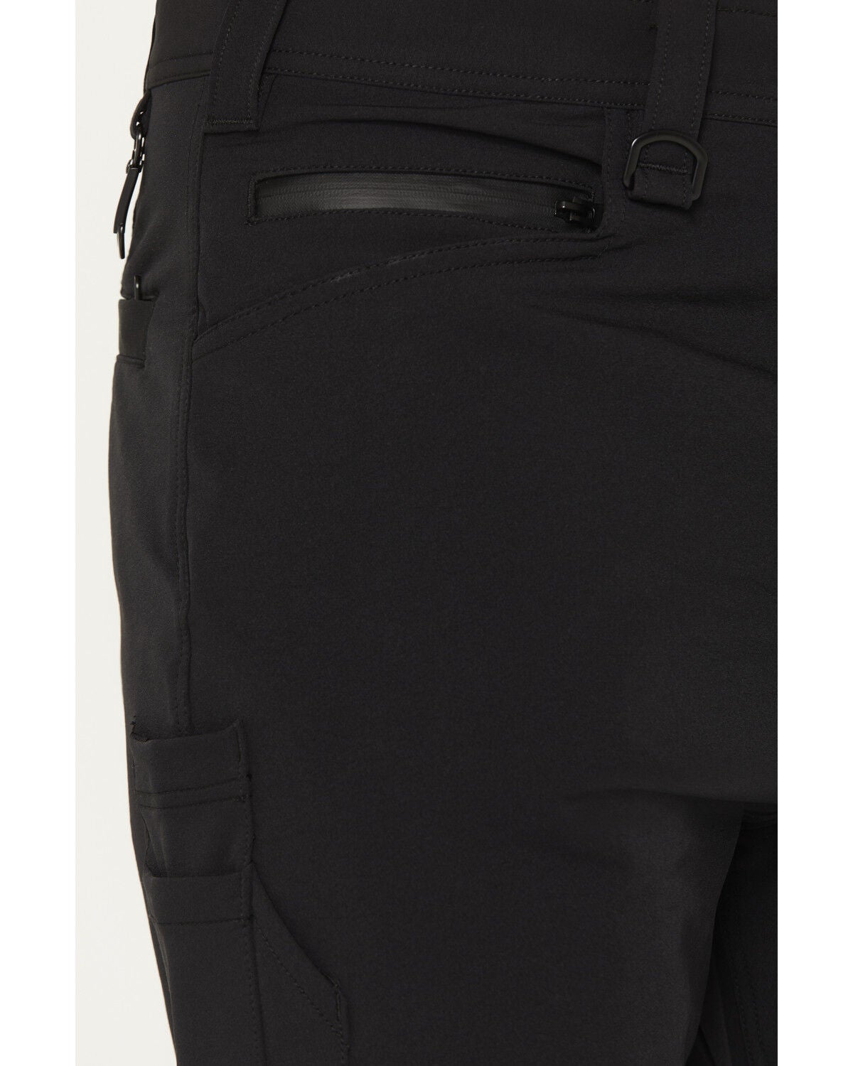 Image #2 - Thorogood Men's Infinity DWR Soft Shell Relaxed Straight Stretch Work Pants, Black, hi-res