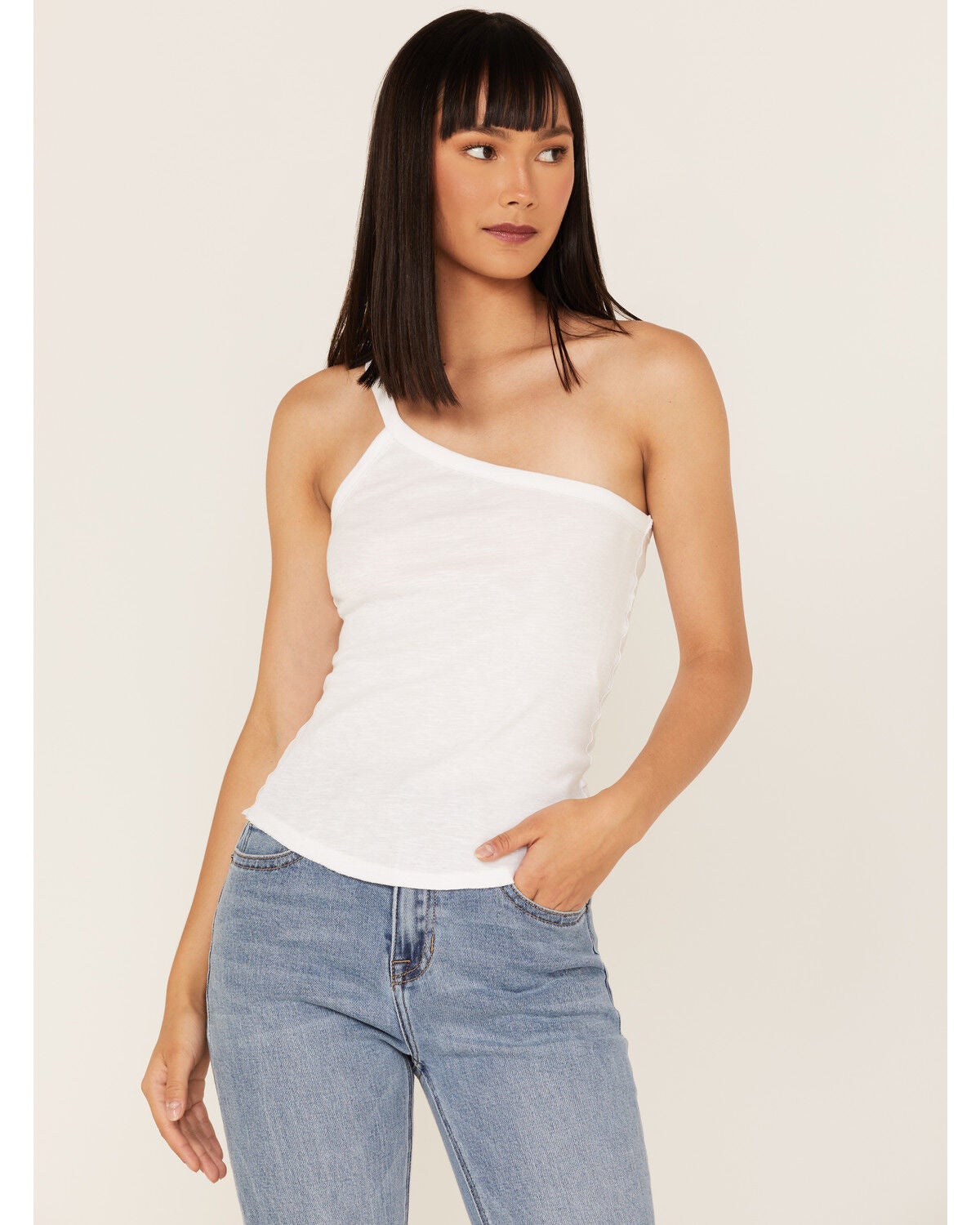 Free People One Way Or Another One-Shoulder Tank Top - Country Outfitter