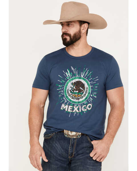 Cody James Men's Burst Short Sleeve Graphic T-Shirt, Navy, hi-res