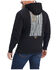 Image #2 - Ariat Men's Rebar Workman Reflective Flag Graphic Hooded Work Jacket - Big & Tall, Black, hi-res