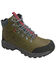 Image #1 - AdTec Men's 6" Crazy HorseWaterproof Work Hiking Boots - Soft Toe, Olive, hi-res