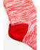 Image #2 - Shyanne Women's Melange Coolmax Crew Socks, Red, hi-res