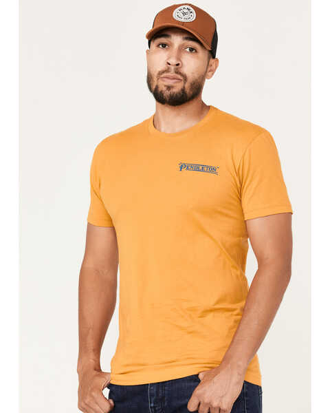 Pendleton Men's Tucson Bear Graphic T-Shirt , Gold, hi-res
