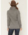 Image #4 - Wanakome Women's Asymmetrical Zip-Up Hoodie Jacket, Grey, hi-res