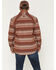 Image #4 - Dakota Grizzly Men's Ambrose Striped Long Sleeve Button-Down Flannel Shirt, Rust Copper, hi-res