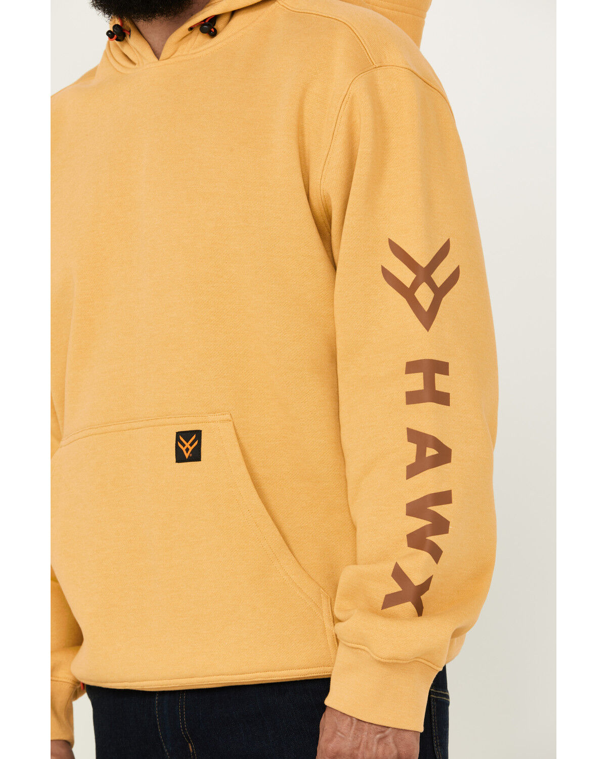 Image #3 - Hawx Men's Halstead Hooded Sweatshirt, Honey, hi-res