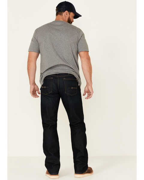 Image #2 - Ariat Men's Rebar Blackstone M5 Durastretch Basic Double Front Straight Leg Work Jeans, Indigo, hi-res